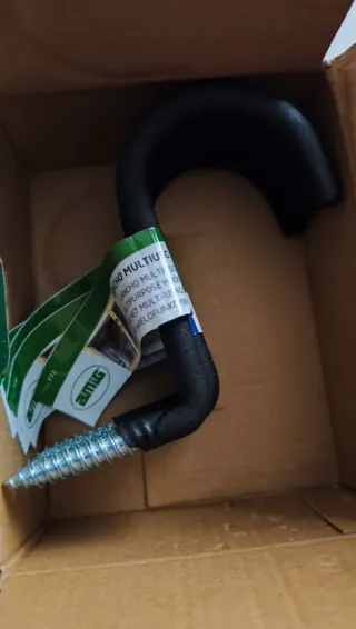 Gancho Multiusos Negro AMIG 24298 Pack 5 Uds.