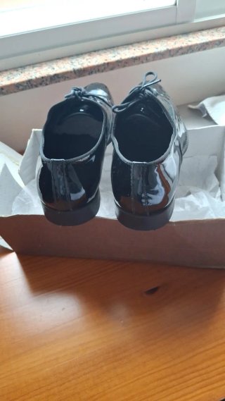 Zapatos de charol negros para hombre