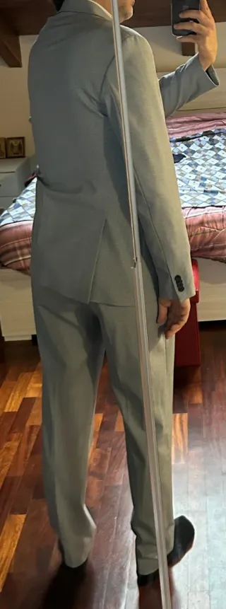 Completo uomo ZARA grigio taglia M