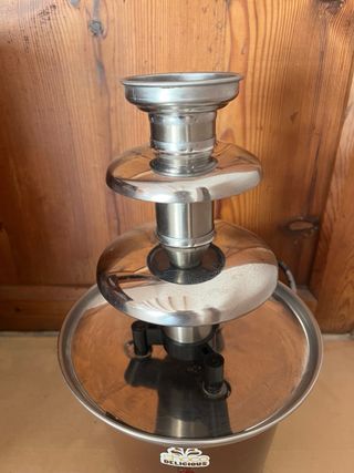 Fuente de Chocolate SYTECH Marrón/Plata