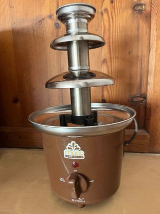 Fuente de Chocolate SYTECH Marrón/Plata