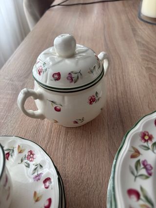 Juego 12 servicios café/postre San Claudio