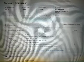 Portátil HP Plata y Negro