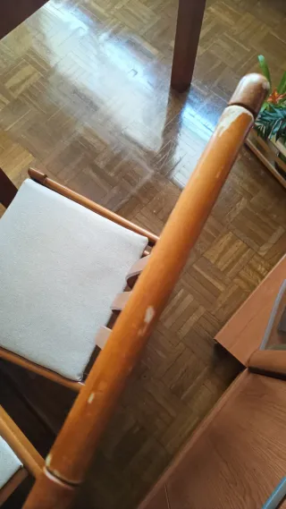 4 Sillas Comedor Madera Ergonómicas(50€ las 4)