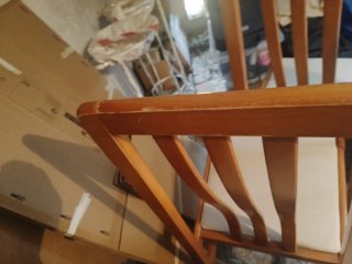 4 Sedie da Pranzo Ergonomiche in Legno (30€ per 4)