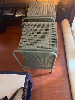 Comodini metallici verdi NIKKEBI