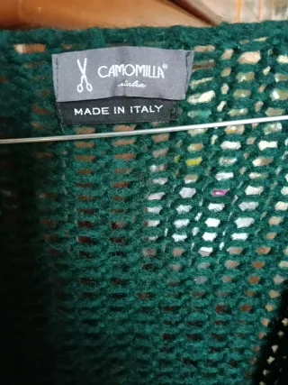 Cardigan camomilla verde taglia 46