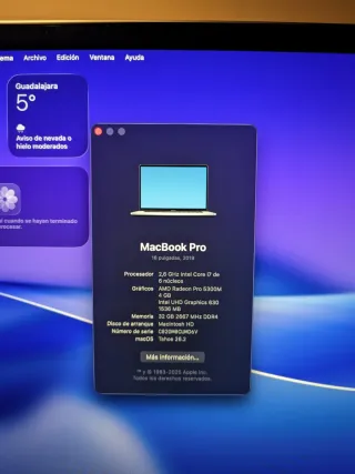 MacBook Pro 16" 2019