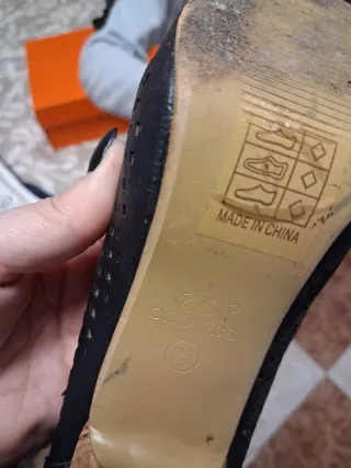 Zapatos de tacón negros mujer