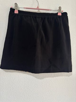 Falda Stradivarius lentejuelas doradas