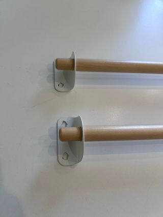 Riel Ikea 40cm Madera Blanco