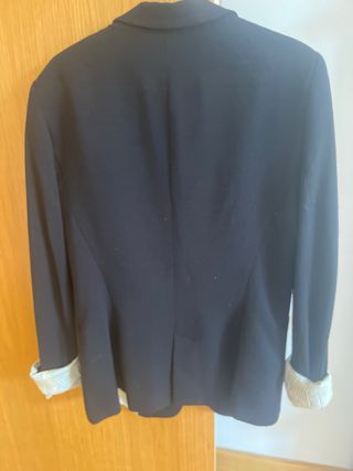 Chaqueta americana Zara negra