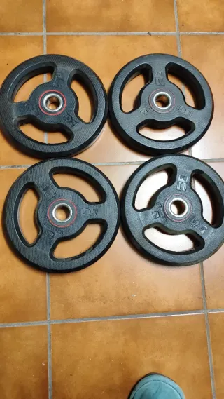 Discos Pesas Domyos 5 kg (4 unidades)