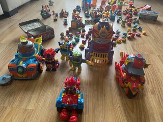 Super Zings Lote Coches Figuras Cajas