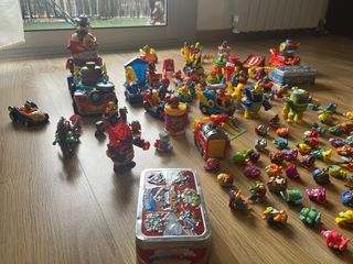 Super Zings Lote Coches Figuras Cajas