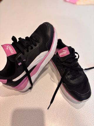Scarpe Puma R78 Nere/Rosa Tg 35.5