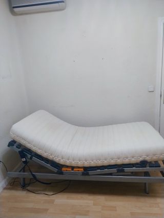 Cama articulada electrica con colchon ortopedico