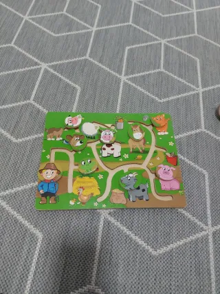 Puzzle de madera granja