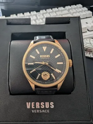 Orologio Versace Uomo Nero e Oro