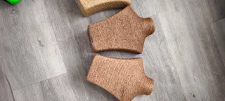 Expositor Joyería Beige y Marrón