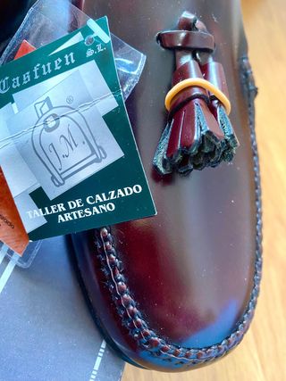 Zapatos piel mocasín Casfuen Castellanos nuevos