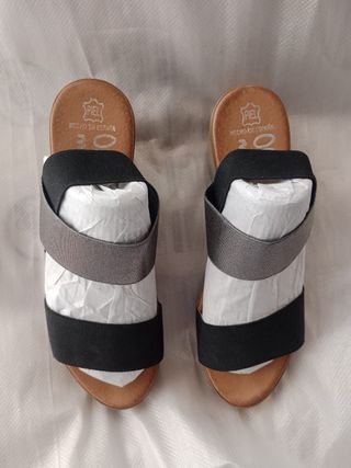 Sandalias Mujer Tiras Ajustables Talla 40