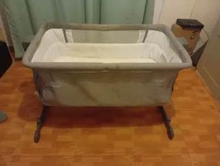 Cuna de bebé Kinderkraft gris