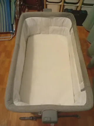 Cuna de bebé Kinderkraft gris