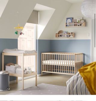 Cambiador bebé IKEA madera