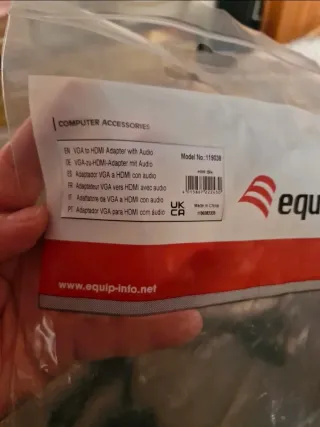 Adattatore VGA a HDMI con audio