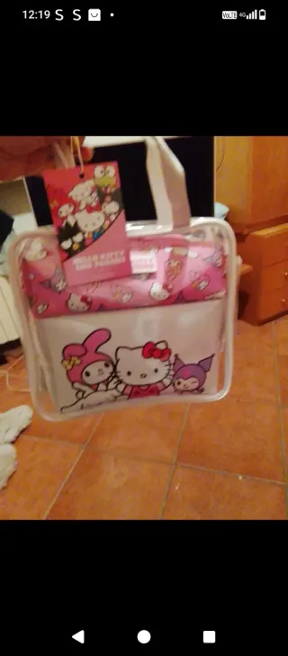 Borsa Hello Kitty pochette x trucco