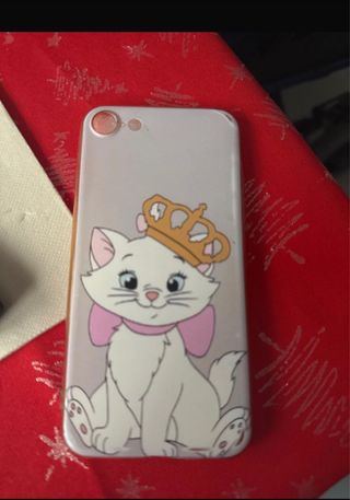 Custodia iPhone 7/8 Trasparente Dorata