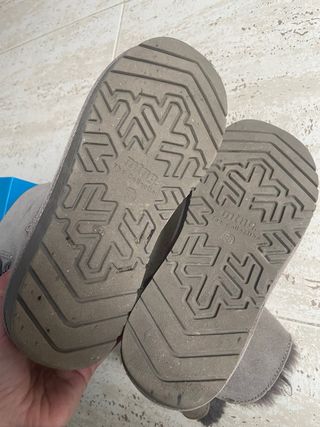 Botas Mustang invierno beige