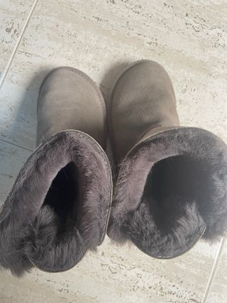 Botas Mustang invierno beige