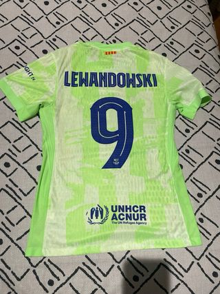 Camiseta FC BARCELONA. Nike. 9 - LEWANDOWSKI.