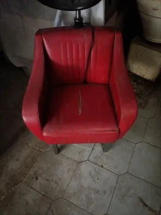 Sillón Peluquería Vintage con Secador