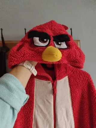 Disfraz Angry Birds Rojo Talla Única