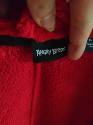 Disfraz Angry Birds Rojo Talla Única