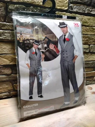 WIDMANN Traje de gángster Disfraz para adultos XXL