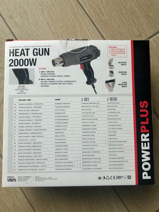 Pistola Aire Caliente Powerplus 2000W