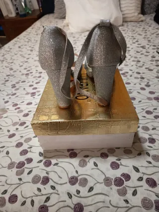 Zapatos de fiesta Tulipano plateados