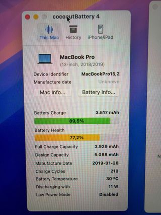 MacBook Pro 2018 13” i5 16GB RAM 256GB SSD