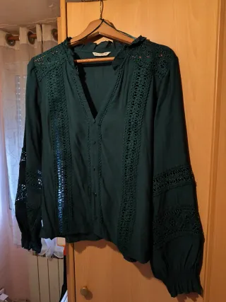 Blusa verde botella