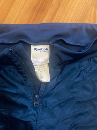 Pantalón Reebok Classic Azul Panel Acolchado