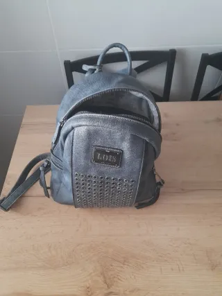 Mochila Lois Gris Tachuelas