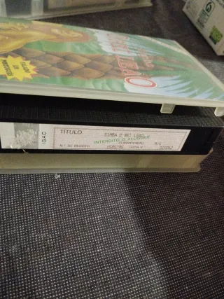 VHS Simba O Rei Leão (Português)