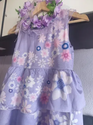 Disfraz Isabella Morado Flores