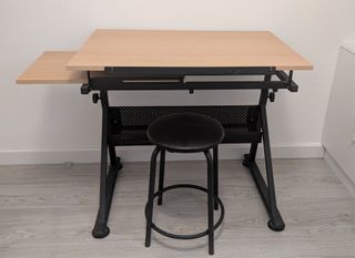 Mesa Dibujo Inclinable con Taburete