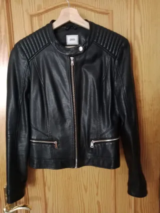 Cazadora polipiel Pinquie negra