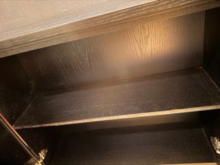 Mueble de salón madera y tela